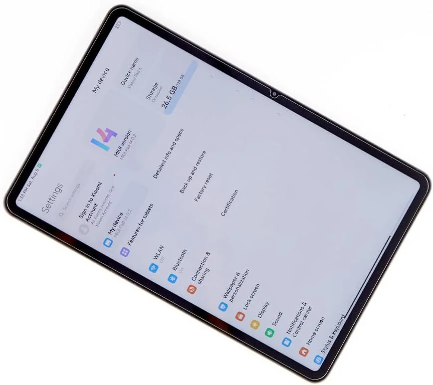 محافظ صفحه نمایش Ibywind برای شیائومی پد 6/شیائومی پد 6 پرو (11 اینچ)، شامل 2 عدد شیشه حرارت دیده، 1 عدد محافظ لنز دوربین، 1 عدد فیلم فیبر کربن پشتی [حسگر اثر انگشت، نصب آسان، شفافیت HD]