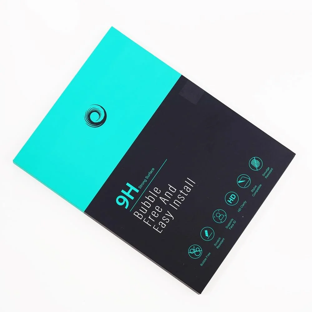 محافظ صفحه نمایش Ibywind برای شیائومی پد 6/شیائومی پد 6 پرو (11 اینچ)، شامل 2 عدد شیشه حرارت دیده، 1 عدد محافظ لنز دوربین، 1 عدد فیلم فیبر کربن پشتی [حسگر اثر انگشت، نصب آسان، شفافیت HD]