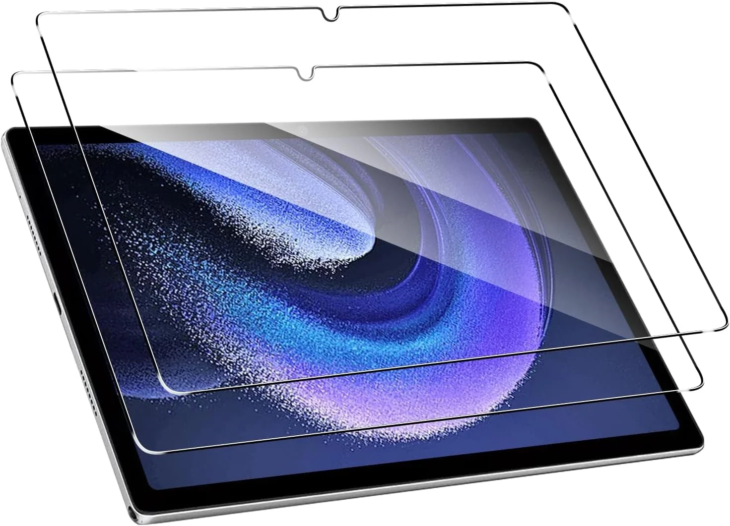 محافظ صفحه نمایش شیشه ای تمپرد MAKINGTEC بسته 2 عددی برای شیائومی پد 6/6 پرو، سختی 9H، فوق العاده مقاوم، ضد اثر انگشت، بدون حباب، HD-Clear، فیلم تبلت با پوشش کامل برای شیائومی پد 6 [نصب آسان]