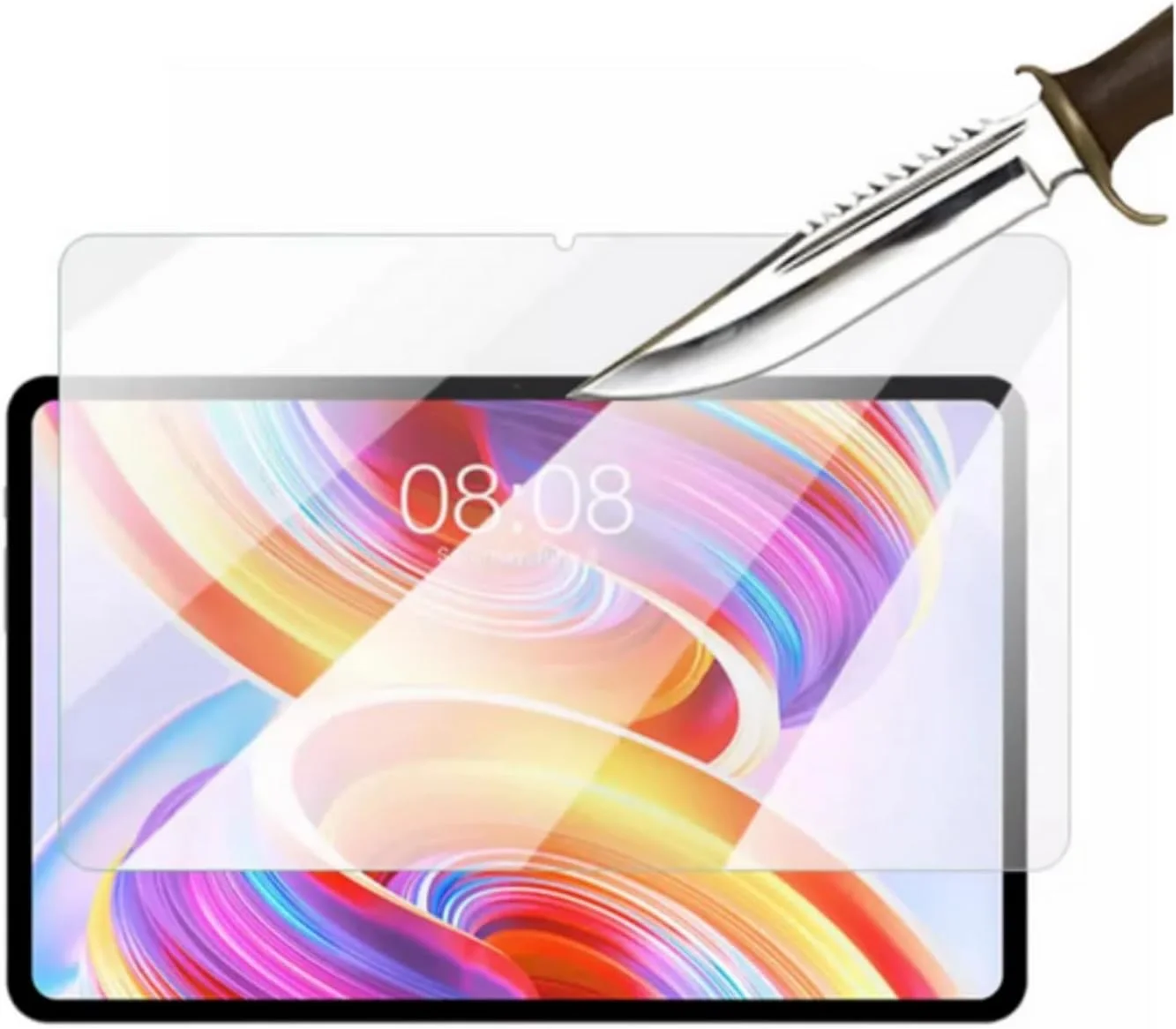 محافظ صفحه نمایش شیشه ای حرارت دیده ضد خش SKEIDO HD مناسب برای شیائومی پد 6 11 2023 و شیائومی می پد 6 پرو (دو عدد)