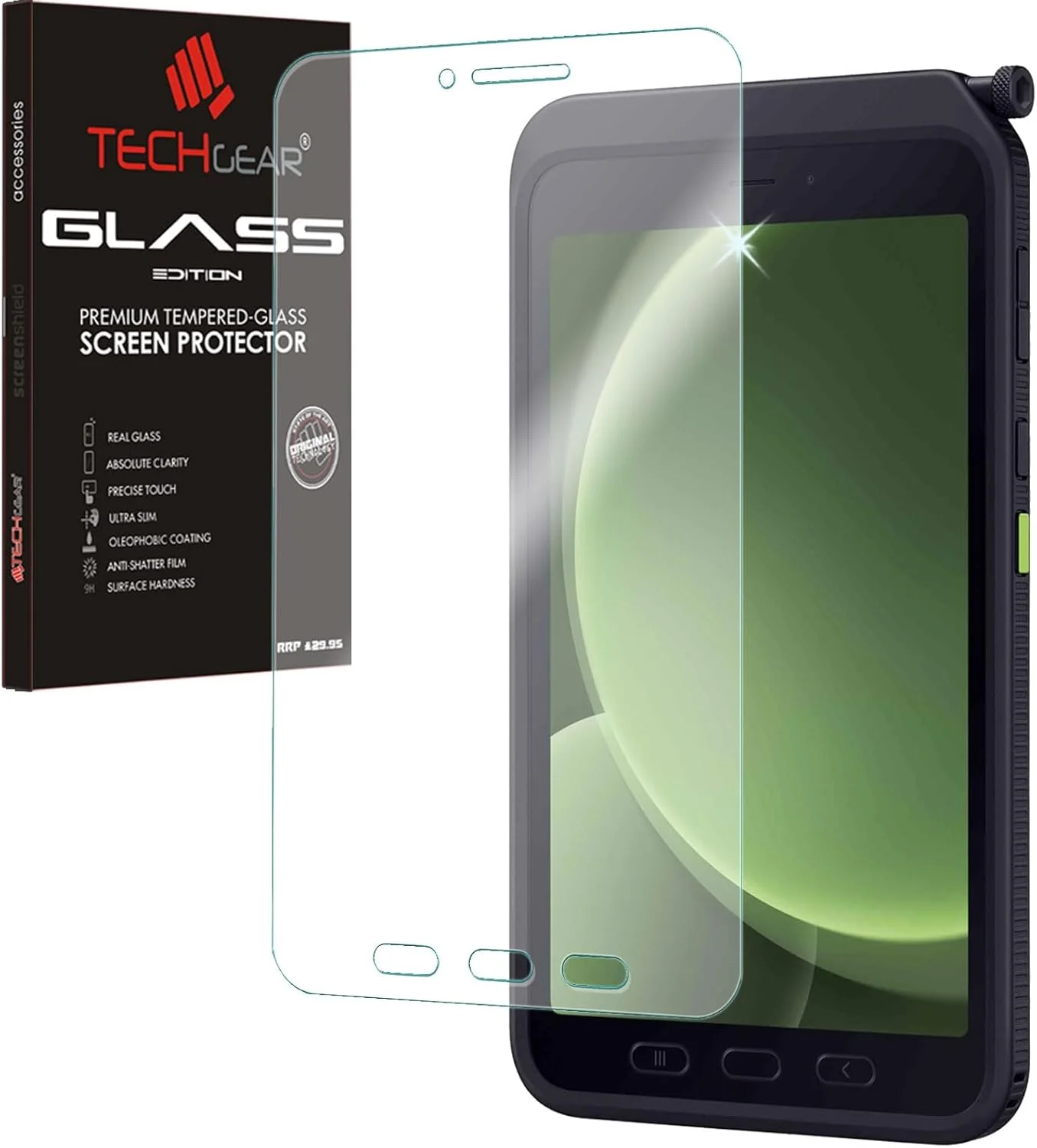 محافظ صفحه نمایش مات شیشه ای TECHGEAR برای گلکسی تب اکتیو 5 8.0 با محافظت در برابر تابش خیره کننده، به همراه لوازم جانبی و دستورالعمل نصب. سازگار با Samsung Galaxy Tab Active 5 8.0 اینچ با مدل SM-X306, SM-X306b. محافظ صفحه نمایش مات شیشه ای TECHGEAR برای گلکسی تب اکتیو 5 8.0 با محافظت در برابر تابش خیره کننده، به همراه لوازم جانبی و دستورالعمل نصب. سازگار با Samsung Galaxy Tab Active 5 8.0 اینچ با مدل SM-X306, SM-X306b.