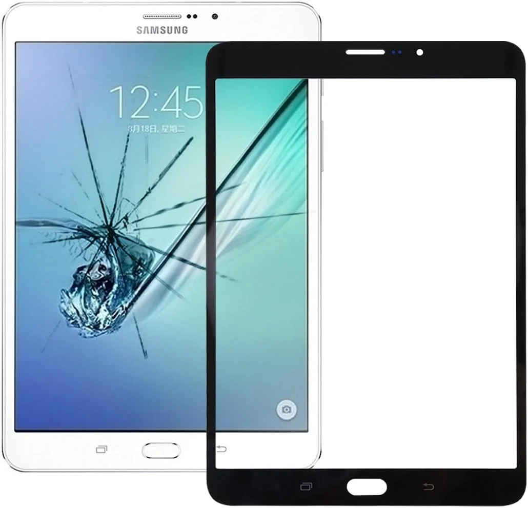 شیشه لنز بیرونی صفحه نمایش جلویی جایگزین SHIHUI برای Samsung Galaxy Tab S2 8.0 LTE / T719 (مشکی) (سفید) (رنگ: مشکی)