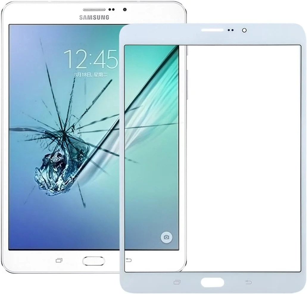 شیشه لنز بیرونی صفحه نمایش جلویی جایگزین SHIHUI برای Samsung Galaxy Tab S2 8.0 LTE / T719 (مشکی)(سفید) (رنگ: سفید)