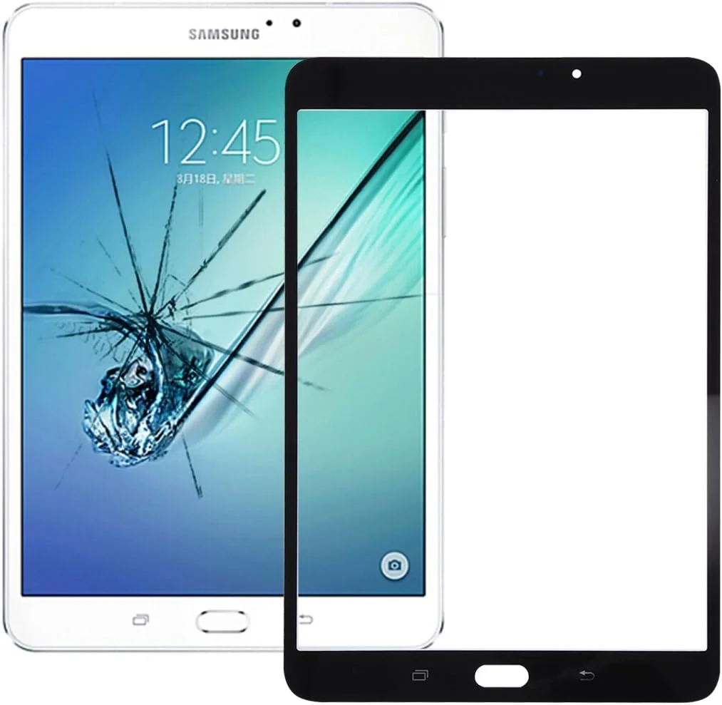 شیشه لنز بیرونی صفحه نمایش جلویی جایگزین SHIHUI برای Samsung Galaxy Tab S2 8.0 / T713 (مشکی)(سفید) (رنگ: مشکی)
