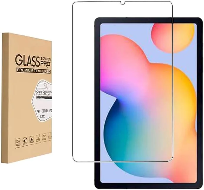 محافظ صفحه نمایش تبلت XYGCACO سازگار با سامسونگ S6 Lite P615 (2020/2022)، فیلم تمپرد با کیفیت بالا، سختی 9H، ضد خش، محافظت در برابر افتادن [1 عدد]