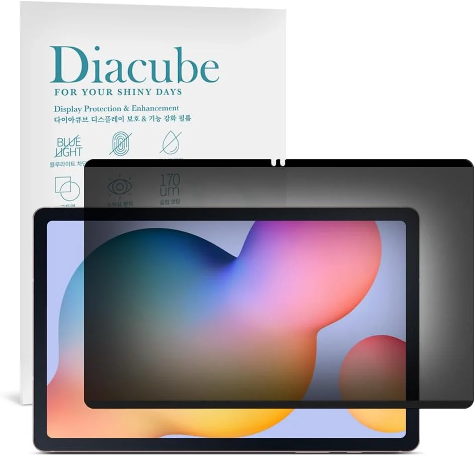 محافظ صفحه نمایش حریم خصوصی 360 درجه 4 طرفه مغناطیسی و نانو جاذب DIACUBE برای Samsung Galaxy Tab S6 Lite 10.4 اینچ (2024/2022/2020) | جداشدنی، ضد جاسوسی، ضد اثر انگشت | کارکرد در هر دو حالت افقی و عمودی محافظ صفحه نمایش حریم خصوصی 360 درجه 4 طرفه مغناطیسی و نانو جاذب DIACUBE برای Samsung Galaxy Tab S6 Lite 10.4 اینچ (2024/2022/2020) | جداشدنی، ضد جاسوسی، ضد اثر انگشت | کارکرد در هر دو حالت افقی و عمودی