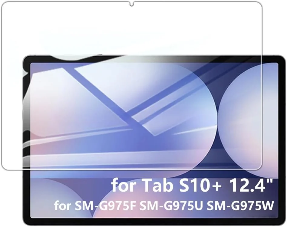 محافظ صفحه نمایش Kepuch سازگار با Samsung Galaxy Tab S10+ 12.4 اینچ SM-G975F SM-G975U SM-G975W - شیشه حرارت دیده 2 عددی - شفاف
