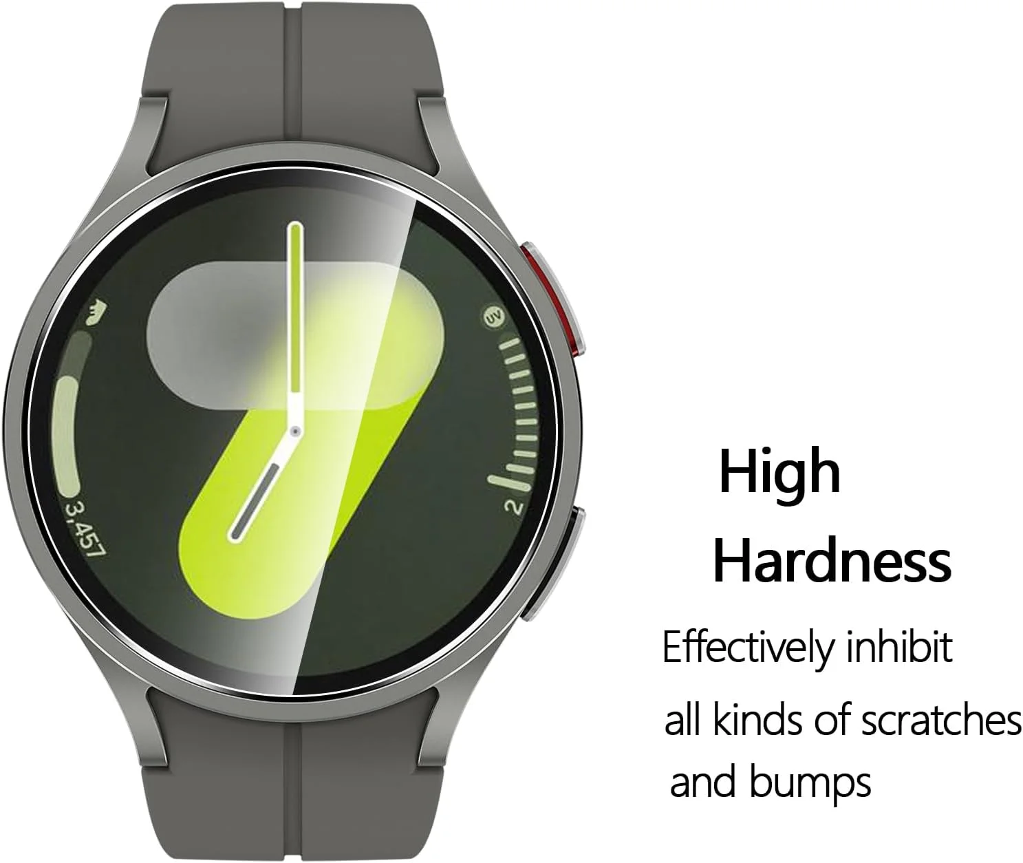 محافظ صفحه نمایش پریمیوم Anoowkoa، بسته 4 عددی، برای ساعت هوشمند سامسونگ گلکسی واچ 7/6/5/FE سایز 40 میلی‌متر، پوشش محافظ فیلم شیشه‌ای حرارت دیده - شیشه اصل - نصب فوق‌العاده آسان با یک فشار