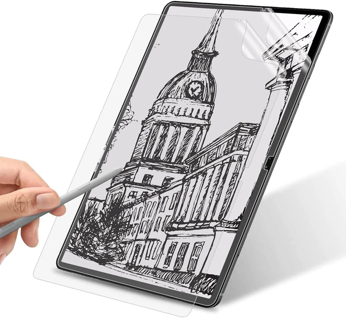 محافظ صفحه نمایش WEOFUN بسته 2 عددی سازگار با تبلت سامسونگ گلکسی تب S7+/سامسونگ گلکسی تب S7 پلاس 12.4 اینچ (-T970/975/976)، مقاوم در برابر خراش، بافت مات، مناسب برای نوشتن روان