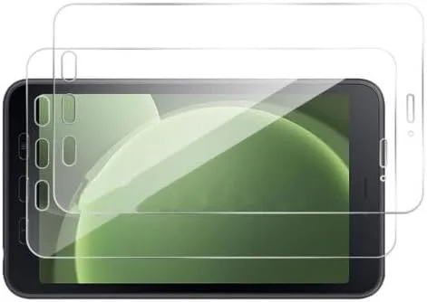 محافظ صفحه نمایش شیشه ای شفاف Cmeilau برای تبلت سامسونگ گلکسی تب اکتیو 5، سختی 9H، مقاوم در برابر شکستگی، ضد خش، ضد اثر انگشت، بدون حباب (2 عدد)