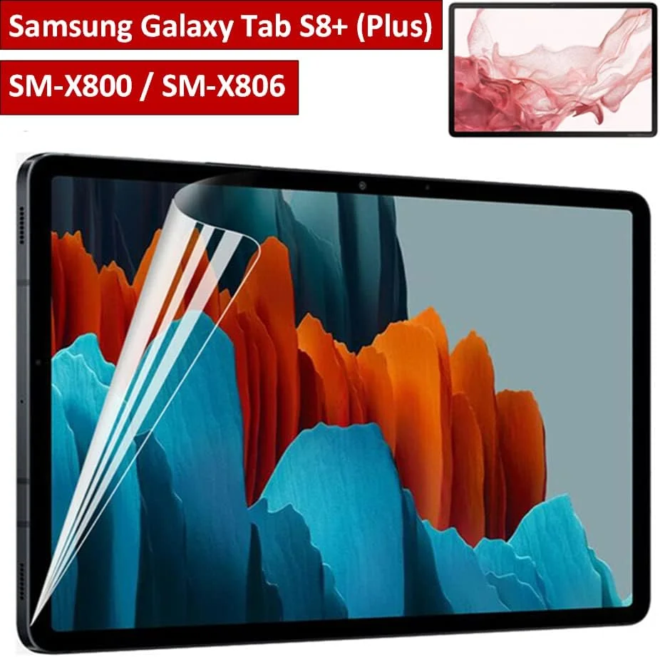 محافظ صفحه نمایش پلاستیکی سیلکو استار برای تبلت سامسونگ گلکسی تب S8+ (پلاس) 12.4 اینچ (2022) - محافظ صفحه نمایش فوق العاده شفاف HD برای گلکسی تب S8+ (پلاس) 12.4 اینچ (2022) SM-X800/SM-X806