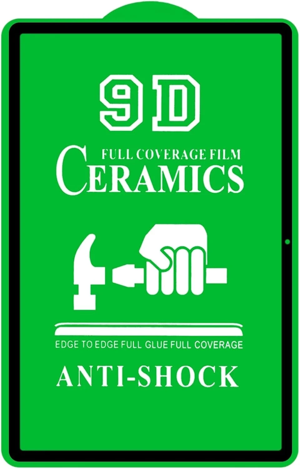 محافظ صفحه نمایش شیشه ای تمپرد SHIHUI برای تبلت سامسونگ گلکسی تب S8 Ultra، فیلم سرامیکی تمام چسب 9D (رنگ: رنگ 5)