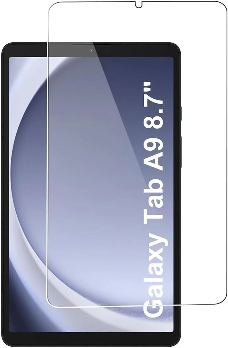 [2 عدد] محافظ صفحه نمایش شیشه ای حرارت دیده برای تبلت 8.7 اینچی سامسونگ گلکسی تب A9 (SM-X110 / SM-X115) | گلکسی تب A11 (SM-X130 / SM-X135)