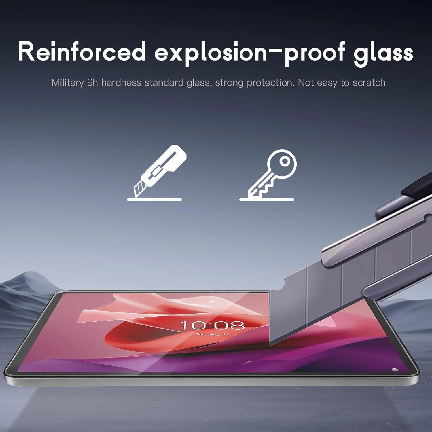 بسته 2 عددی محافظ صفحه نمایش شیشه ای حرارت دیده AsWant برای تبلت لنوو Tab P12 (12.7 اینچ، مدل 2023)، فیلم محافظ صفحه نمایش با سختی 9H سازگار با تبلت لنوو Tab P12