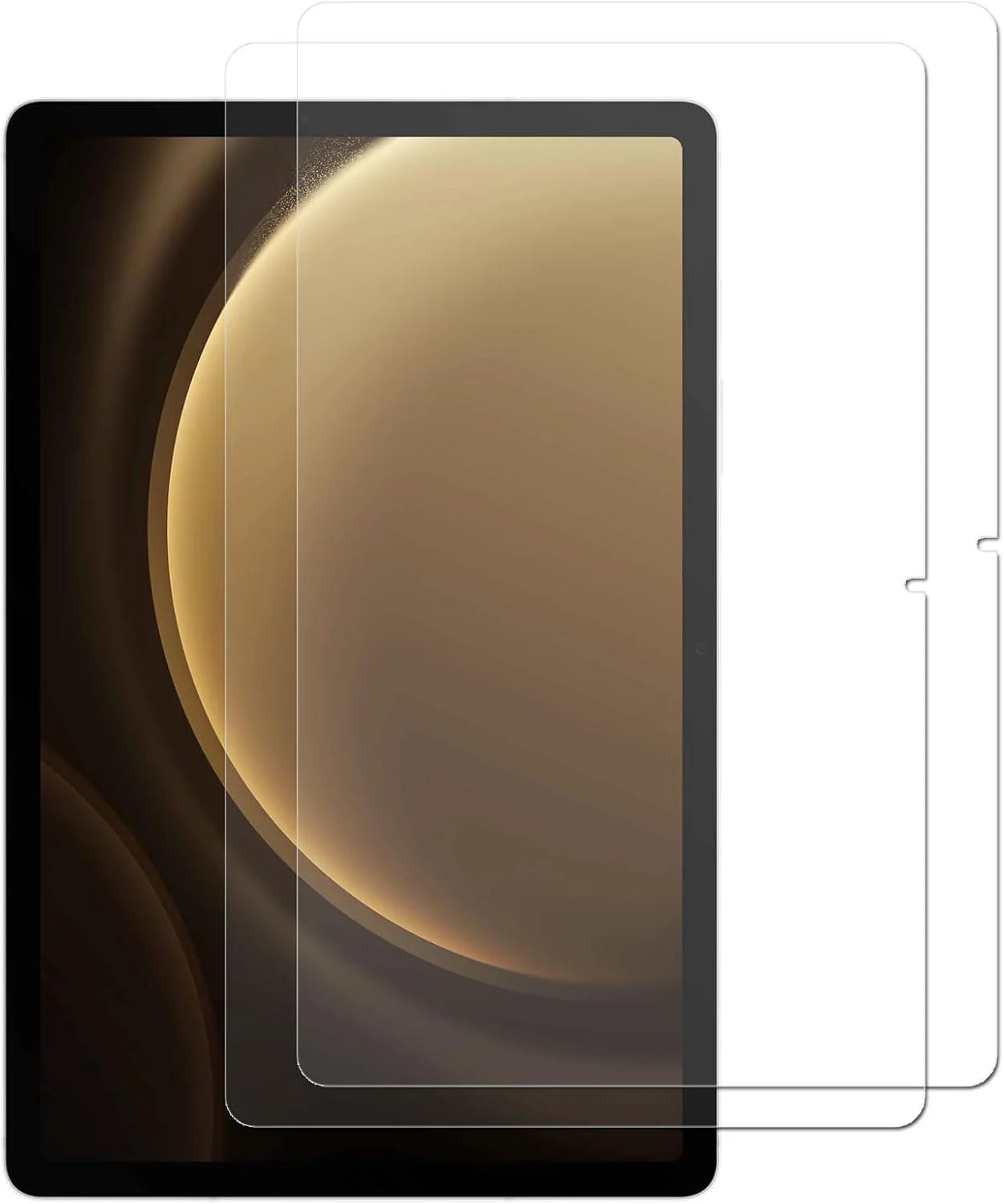محافظ صفحه نمایش شفاف TECHGEAR بسته 2 عددی مناسب برای گلکسی تب S9 FE 10.9 اینچ (SM-X510 / SM-X516)، طراحی شده برای سامسونگ گلکسی تب S9 FE 2023
