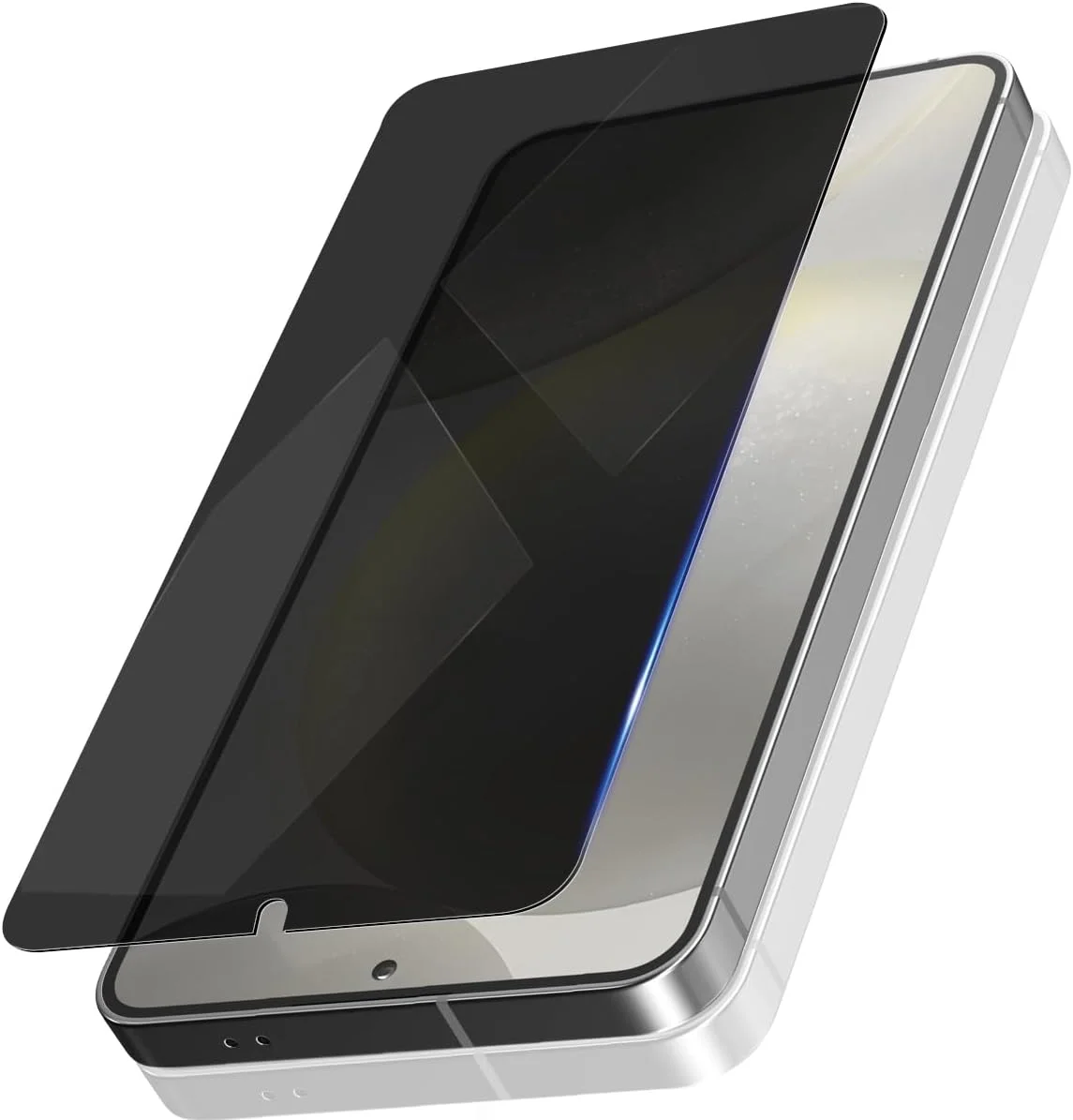 محافظ صفحه نمایش حریم خصوصی Zerrshoo برای گوشی سامسونگ گلکسی S24 پلاس، شیشه حرارت دیده ضد جاسوسی، محافظ صفحه نمایش شیشه حرارت دیده 9H، محافظ صفحه نمایش حریم خصوصی برای صفحه نمایش گلکسی S24 پلاس