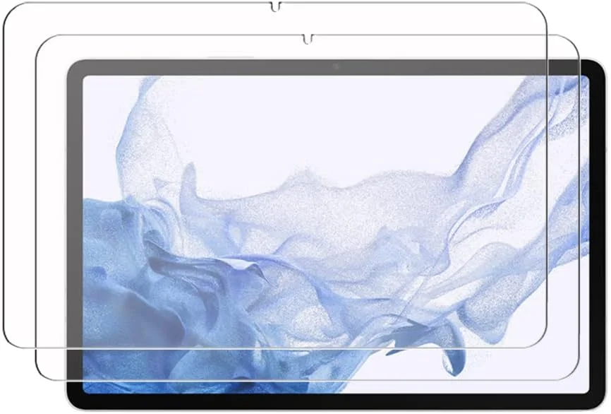 محافظ صفحه نمایش QINOUK برای Samsung Galaxy Tab S9، [بسته 2 عددی] فیلم محافظ شیشه ای سخت شده HD، فوق العاده مقاوم، [ضد خش] [بدون حباب] برای Samsung Galaxy Tab S9