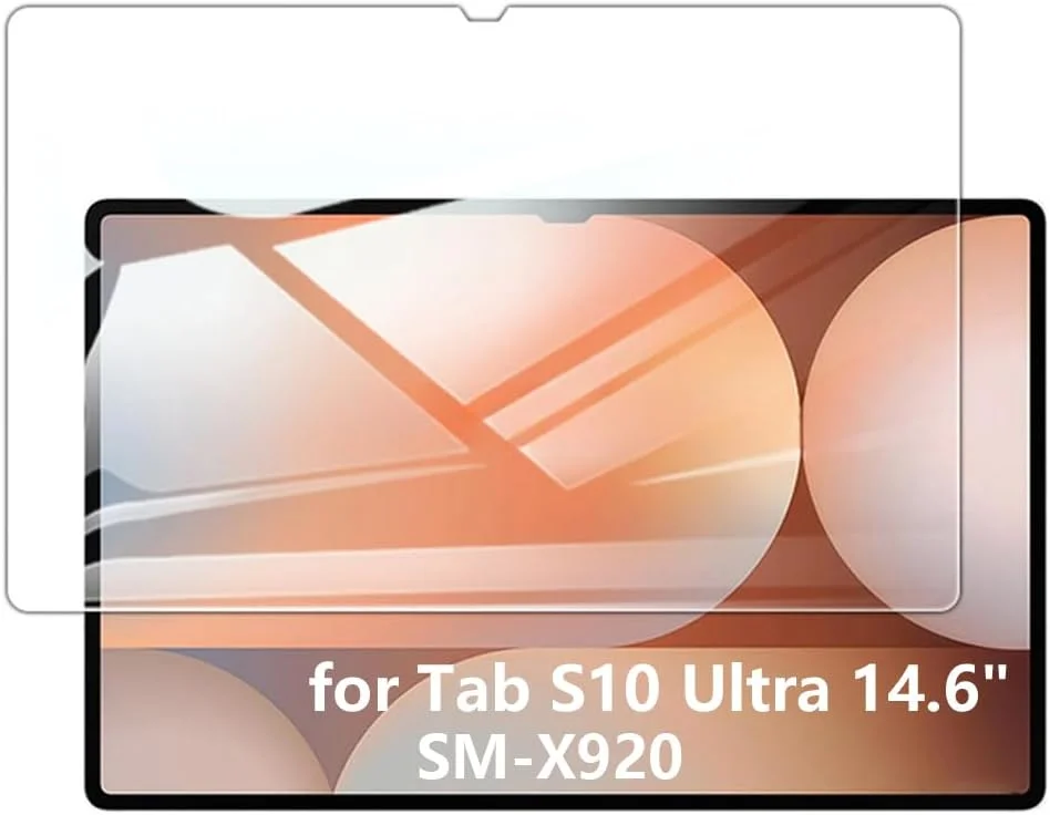 محافظ صفحه نمایش Kepuch سازگار با تبلت سامسونگ گلکسی تب S10 Ultra 14.6 اینچ SM-X920 - شیشه حرارت دیده، 2 عدد - شفاف