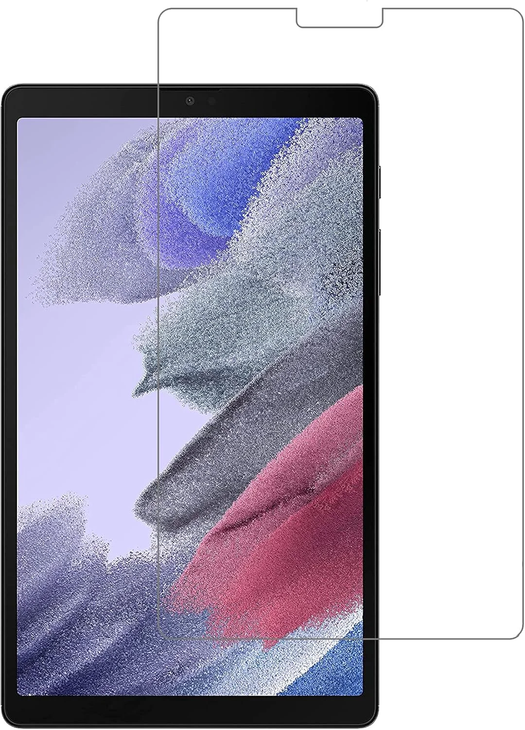 محافظ صفحه نمایش شیشه ای سخت Tough Lee برای تبلت سامسونگ گلکسی تب A7 لایت (8.7 اینچ) (2021) (SM-T220 /SM-T225) / Realme Pad Mini 8.7 اینچ (شفاف) (همراه با کیت نصب آسان) (بسته 1 عددی)