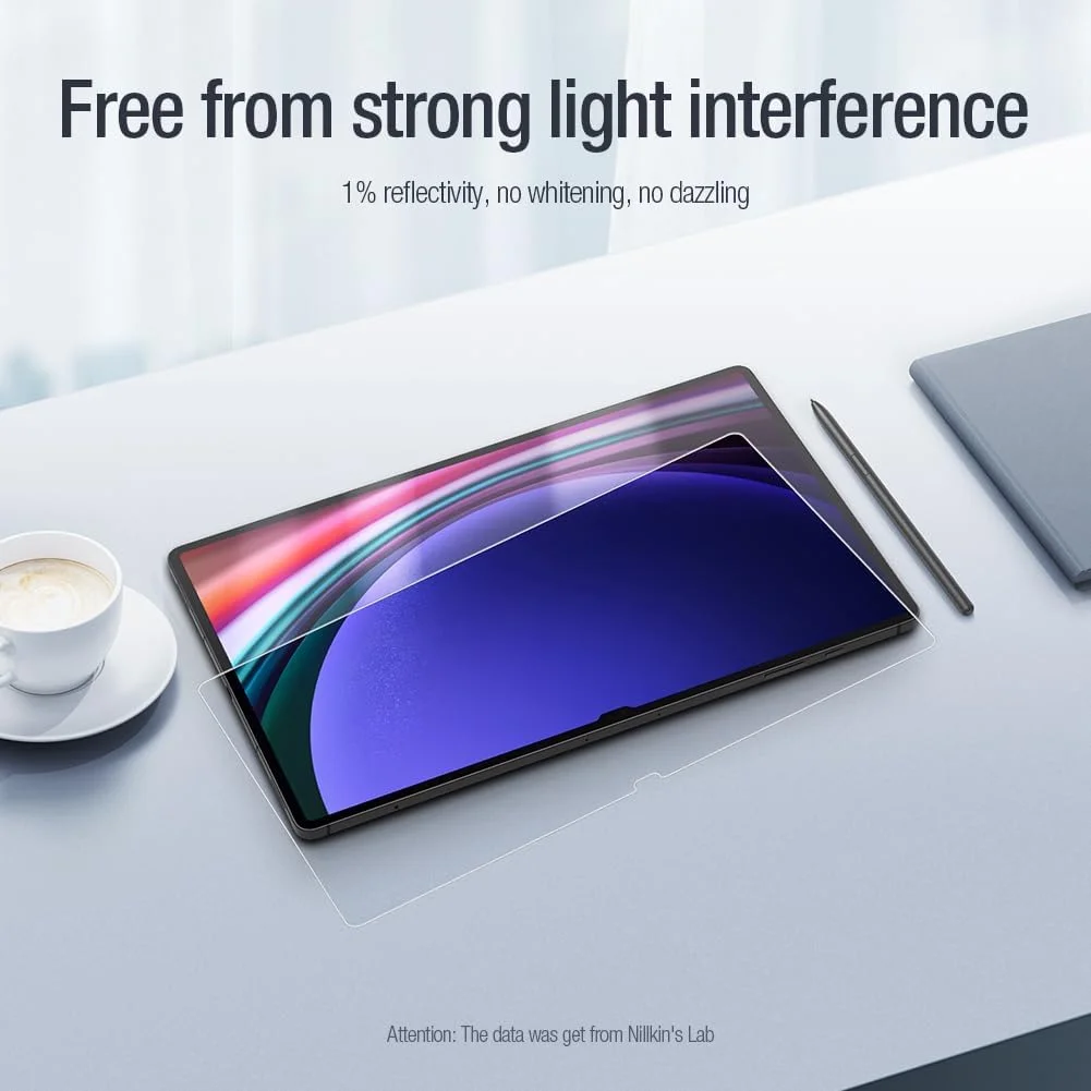 محافظ صفحه نمایش فیلم ضد انعکاس نور سری Pure نیلکین طراحی شده برای تبلت سامسونگ گلکسی تب S9 Ultra - شفاف محافظ صفحه نمایش فیلم ضد انعکاس نور سری Pure نیلکین طراحی شده برای تبلت سامسونگ گلکسی تب S9 Ultra - شفاف