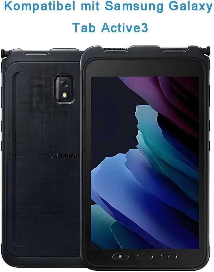 محافظ صفحه نمایش HYGMOCC برای تبلت سامسونگ گلکسی تب اکتیو 3 (T570 T575 T577)، محافظ صفحه شیشه ای حرارت دیده با سختی 9H، ضد خش، سازگار با قاب، بدون حباب (1 عدد)