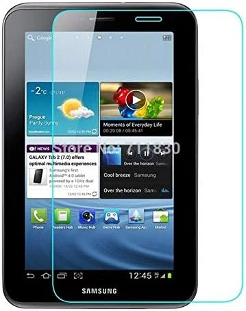 محافظ صفحه نمایش شیشه ای برای تبلت سامسونگ گلکسی تب 2 - شفاف