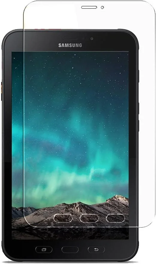 محافظ صفحه نمایش NB [بسته 2 عددی] برای تبلت سامسونگ گلکسی تب اکتیو 3 8.0 اینچی، شیشه حرارت دیده شفاف HD ضد خش و نشکن فوق العاده نازک با سختی 9H برای گلکسی تب اکتیو 3 8.0 (SM-T570/T575/T577)