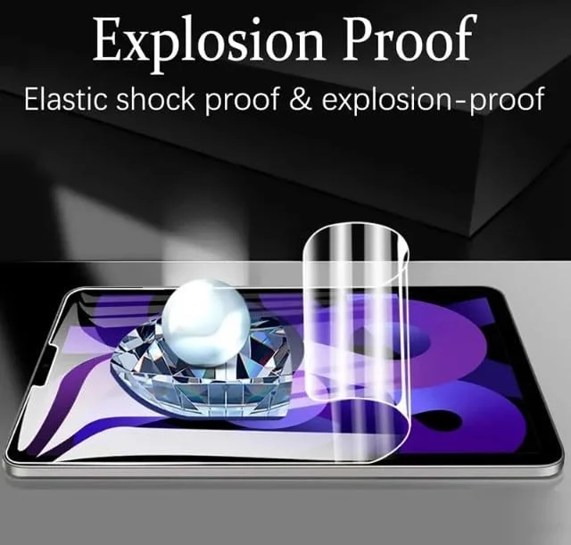 WardSan [2 عدد محافظ صفحه نمایش هیدروژل HD برای تبلت سامسونگ گلکسی تب S9 FE 10.9 اینچ / تب S9 / تب S8 / تب S7 (11 اینچ) | محافظ های TPU نرم | سازگار با قاب ها، بهتر از شیشه حرارت دیده