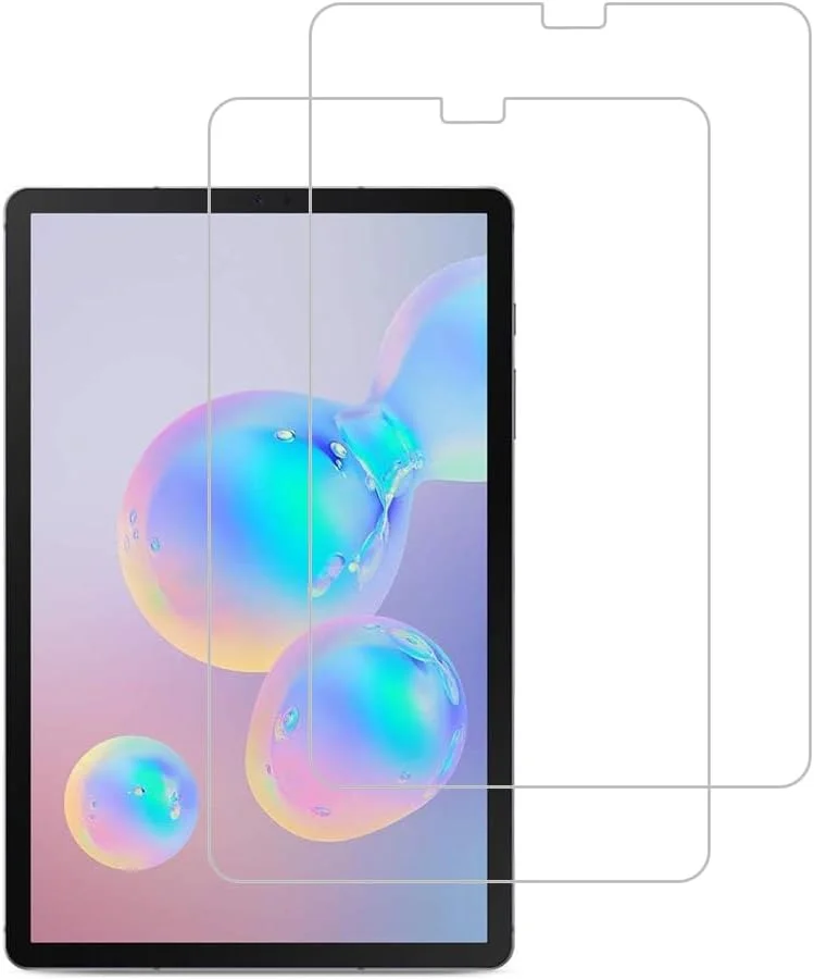 محافظ صفحه نمایش ENGFYADSY برای Samsung Galaxy Tab S5e / Tab S6 (10.5 اینچ) فیلم شیشه ای حرارت دیده ضد خش، بدون حباب، کیفیت بالا (2 عدد)