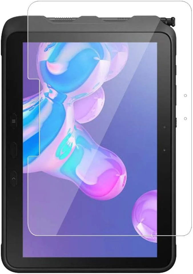 [2 بسته] محافظ صفحه نمایش شیشه ای حرارت دیده برای تبلت سامسونگ گلکسی تب اکتیو پرو 10.1 اینچ، محافظ صفحه نمایش شفاف HD برای سامسونگ گلکسی تب اکتیو پرو 10.1 اینچ [T545/T547]