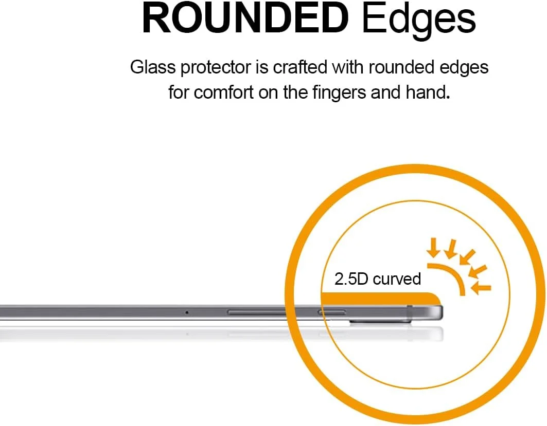 محافظ صفحه نمایش سوپرشیلدز (2 عددی) برای تبلت سامسونگ گلکسی تب S6 لایت 10.4 اینچ، (شیشه حرارت دیده) ضد خش، بدون حباب