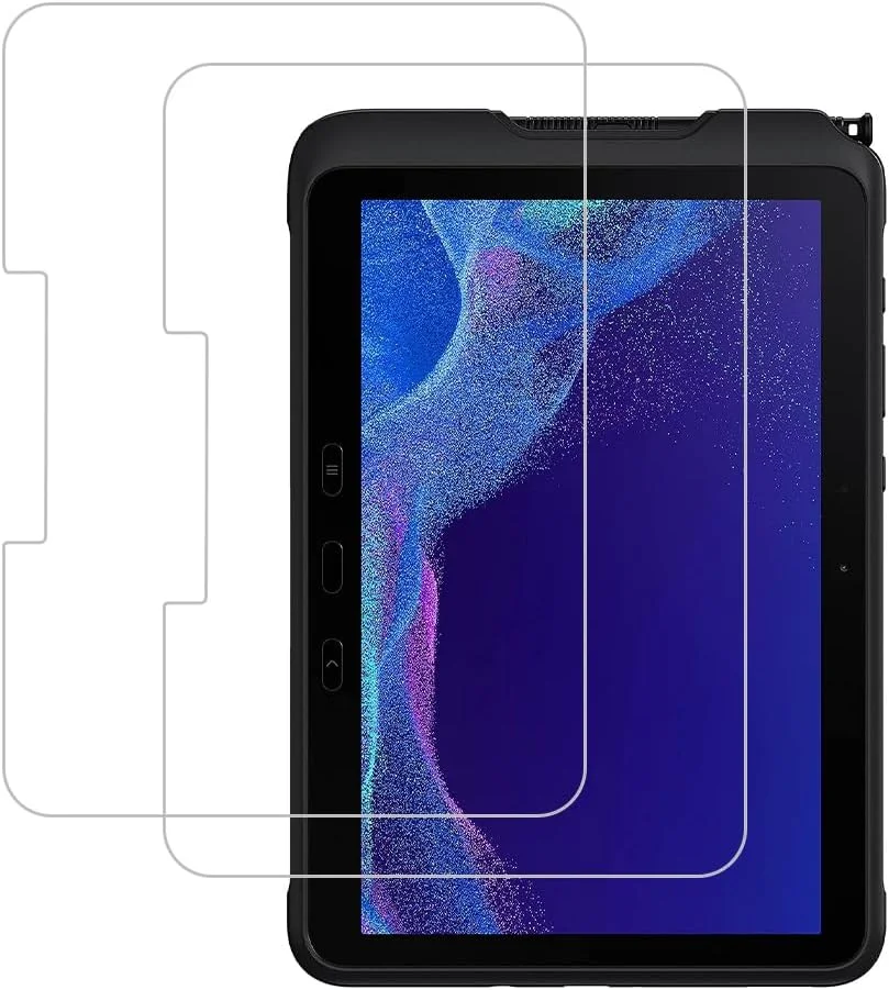 محافظ صفحه نمایش ENGFYADSY برای Samsung Galaxy Tab Active4 Pro/Tab Active Pro 10.1 SM-T540/T545/T547، فیلم شیشه ای حرارت دیده ضد خش، بدون حباب، کیفیت بالا (2 عدد)