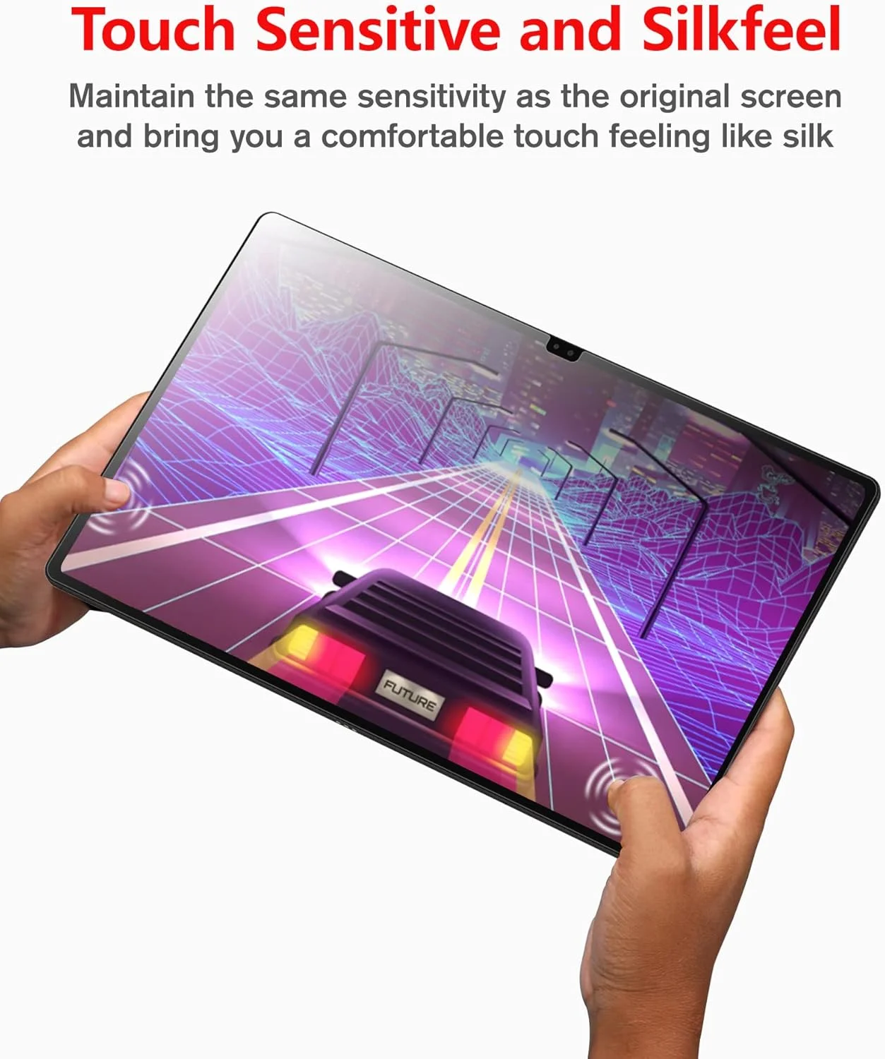 محافظ صفحه نمایش BERSEM برای تبلت سامسونگ گلکسی تب S8 Ultra سایز 14.6 اینچ (مدل: SM-X900/SM-X906)، [شیشه حرارت دیده] [نصب آسان] [تراز خودکار]