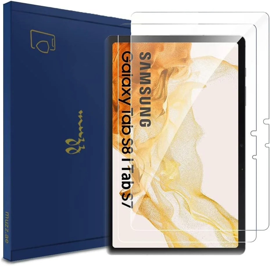 محافظ صفحه نمایش Muzz برای Samsung Galaxy Tab S8 (11.0 اینچ، بسته 2 عددی)