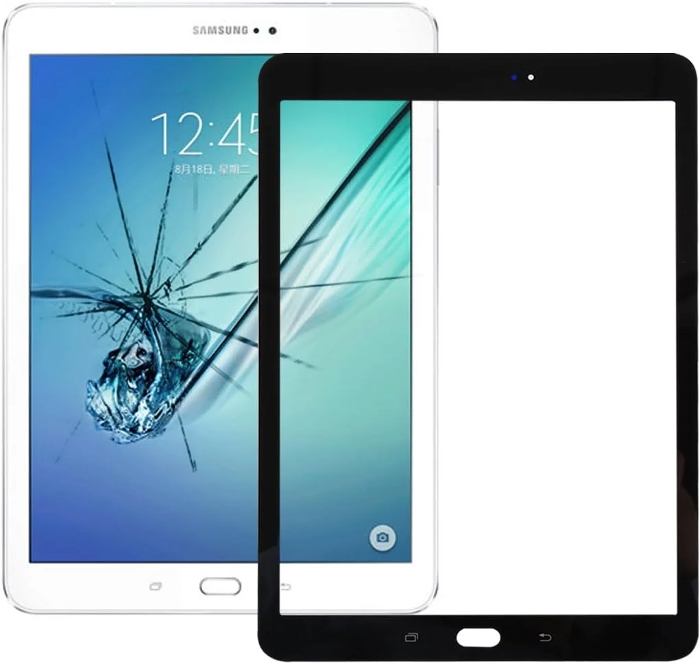 شیشه لنز بیرونی صفحه نمایش جلویی جایگزین SHIHUI برای Samsung Galaxy Tab S2 9.7 / T810 / T813 / T815 / T820 / T825 (مشکی)(سفید) (رنگ: مشکی)