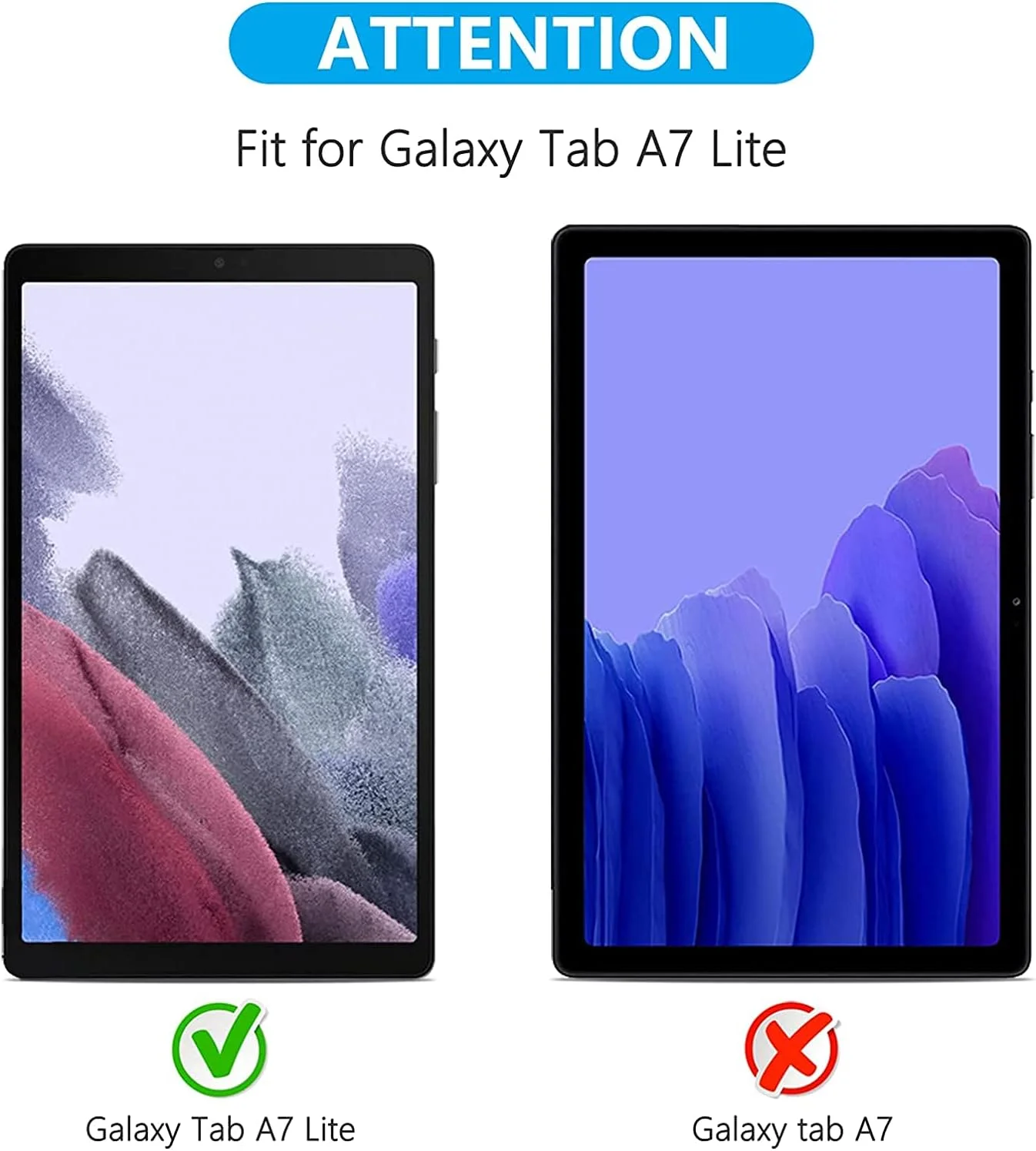 محافظ صفحه نمایش تبلت سامسونگ گلکسی تب A7 Lite (8.7 اینچ)، شفاف HD ضد خش بدون حباب سختی 9H شیشه حرارت دیده T220/T225 (گلکسی تب A7 Lite T220/T225، 1 عدد)