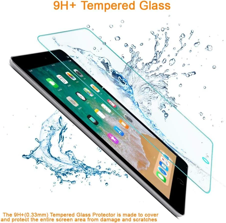 محافظ صفحه نمایش (2 عدد) REY برای Samsung Galaxy Tab S7 Fe 5G - WiFi 12.4 اینچ، فیلم محافظ شیشه ای حرارت دیده