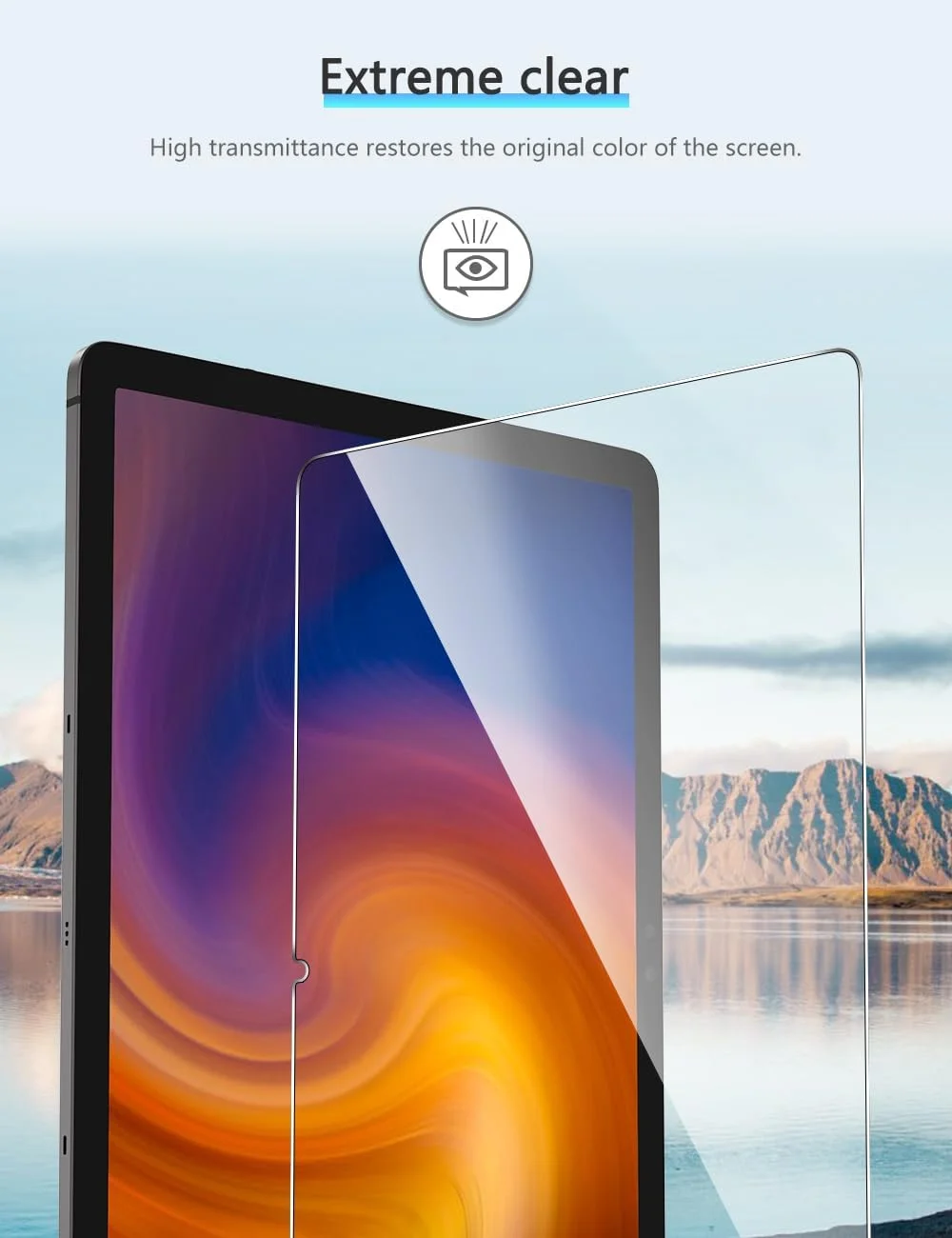 محافظ صفحه نمایش اموتون برای تبلت سامسونگ Tab S10 FE+، بسته 2 عددی