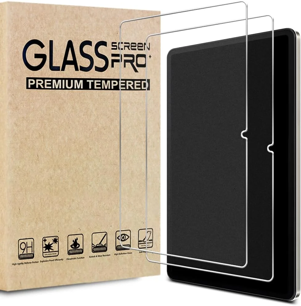 محافظ صفحه نمایش شیشه ای مات TQLGY، بسته 2 عددی، برای تبلت سامسونگ گلکسی تب S10 FE پلاس 13.1 اینچ 2025، ضد تابش نور، مقاوم در برابر خراش، ضد اثر انگشت، سازگار با قاب