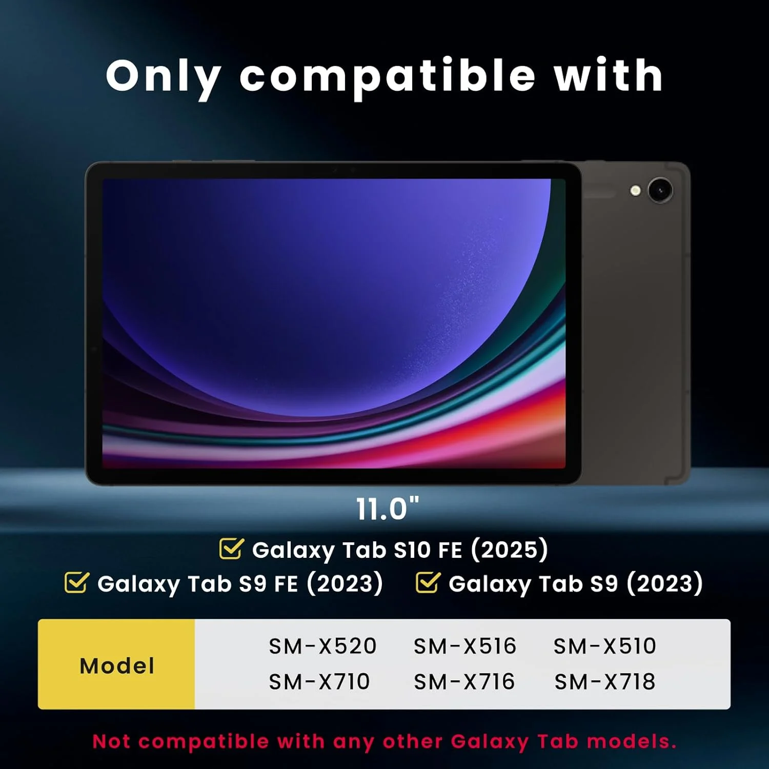 محافظ صفحه نمایش شیشه ای بلوموند برای گلکسی تب S10 FE / S9 FE / S9 / S8 / S7 (10.9 اینچ/11 اینچ) | فوق العاده شفاف | کیت راهنمای EZ برای نصب بی نقص | 10H | 1 بسته | طراحی شده در ژاپن