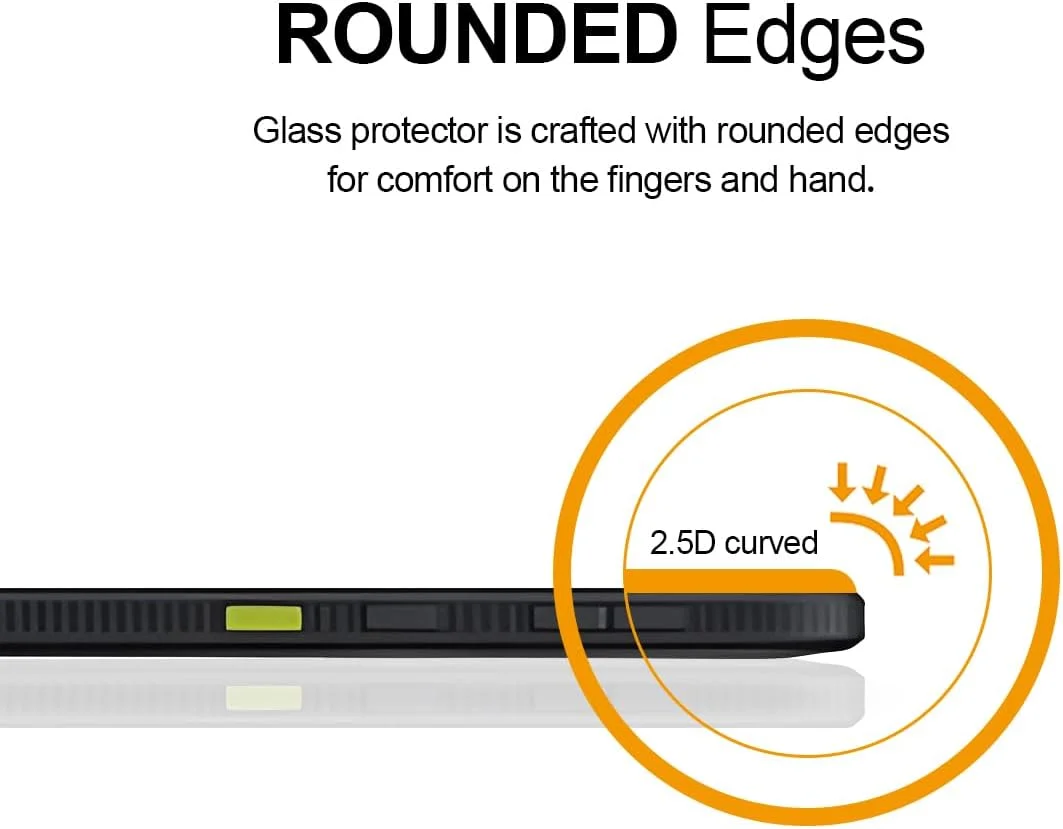 محافظ صفحه نمایش (2 عددی) Supershieldz، طراحی شده برای تبلت سامسونگ گلکسی تب اکتیو 5 پرو/اکتیو 5 پرو (10.1 اینچ)، (شیشه حرارت دیده)، ضد خش، بدون حباب