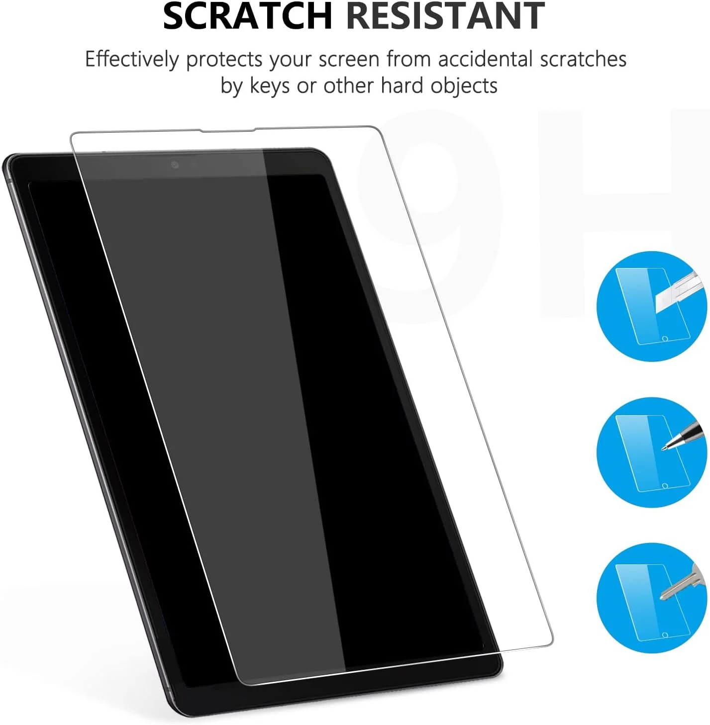 محافظ صفحه نمایش شیشه ای SPARIN سازگار با تبلت سامسونگ گلکسی تب A7 لایت (2 عدد)