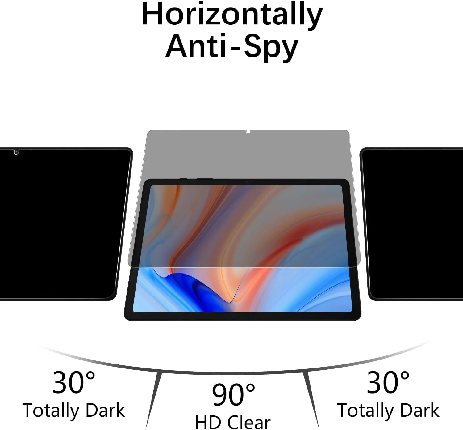 محافظ صفحه نمایش حریم خصوصی MAYtobe (تک عددی) برای تبلت سامسونگ گلکسی تب S9 FE پلاس / S9 پلاس / S8 پلاس / S7 FE / S7 پلاس (12.4 اینچ) شیشه حرارت دیده، بدون حباب، ضد خش، نصب آسان