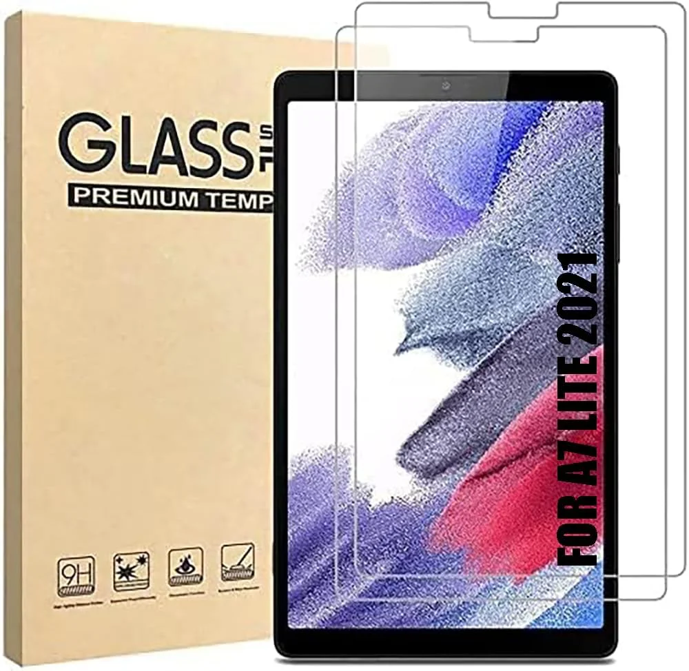 محافظ صفحه نمایش تبلت سامسونگ گلکسی تب A7 Lite T220 T225 مدل 8.7 اینچی (بسته 2 عددی) شیشه حرارت دیده ضد خش HD