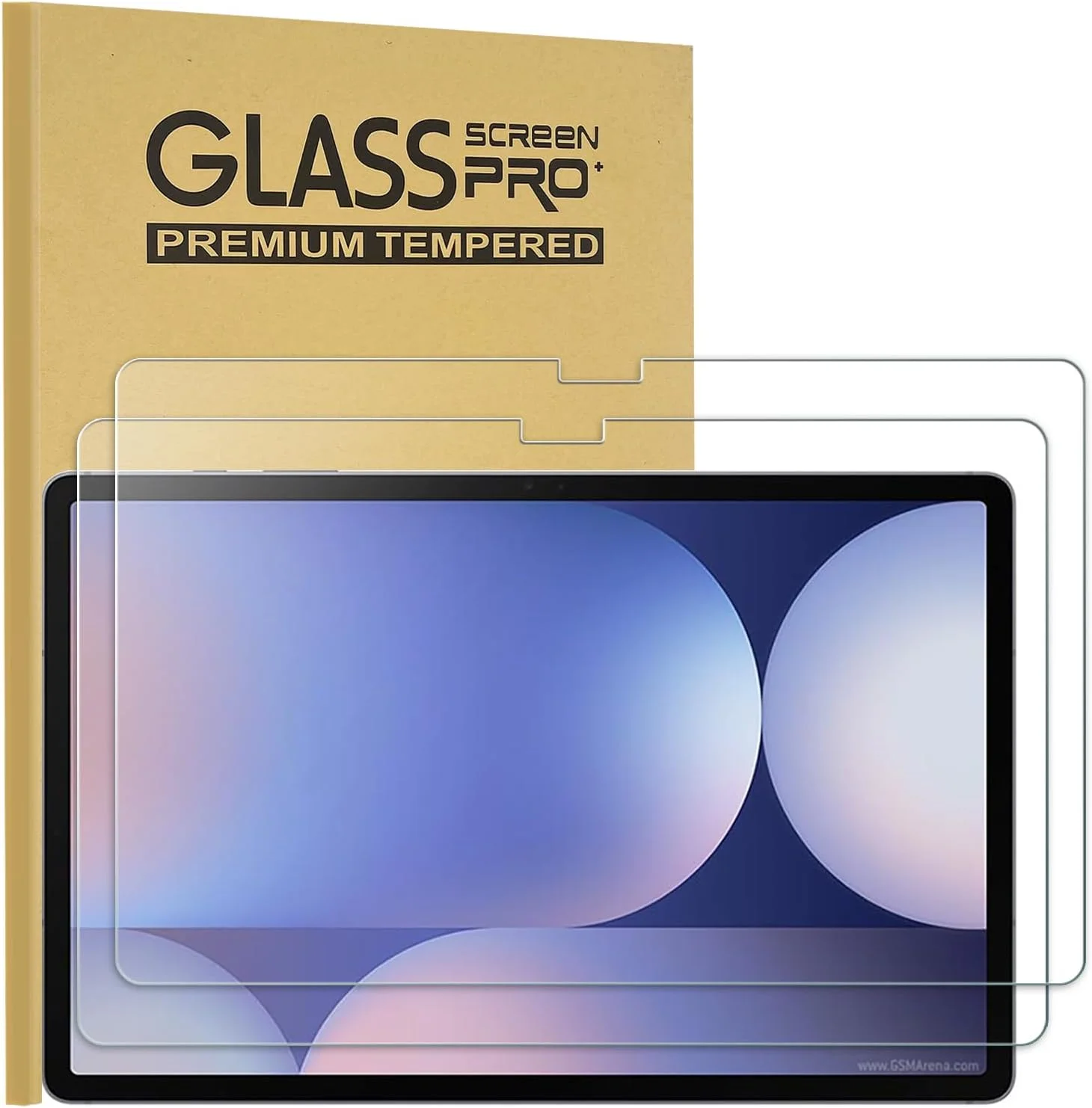 محافظ صفحه نمایش KEANBOLL دو عددی برای تبلت سامسونگ گلکسی تب S9 پلاس (12.4 اینچ 2023) شیشه حرارت دیده