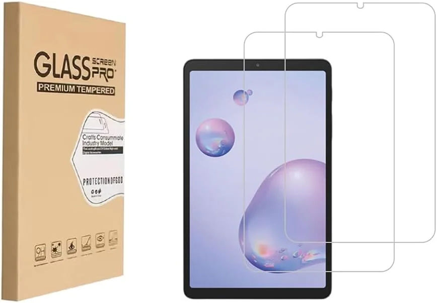 محافظ صفحه نمایش شیشه ای حرارت دیده شونویگ مناسب برای تبلت سامسونگ گلکسی تب A 8.4 (2020) مدل SM-T307، ضد خش، شفاف HD، بدون حباب (بسته 2 عددی)