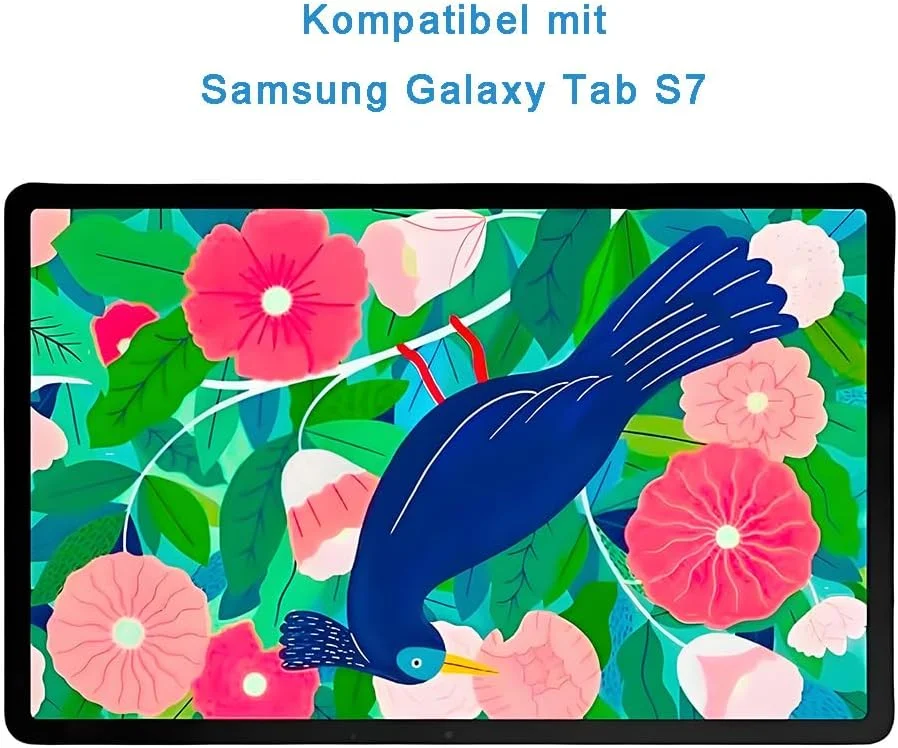 محافظ صفحه نمایش HYGMOCC برای تبلت سامسونگ گلکسی تب S8 2022 / تب S7 2020 11 اینچ (SM-X700 / X706 / T870 / T875 / T878)، فیلم شیشه ای حرارت دیده ضد خش، بدون حباب، کیفیت بالا (بسته 1 عددی)