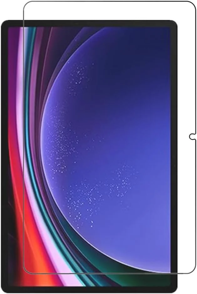 محافظ صفحه نمایش VIESUP برای گلکسی تب S9 11.0 اینچ، [2 عدد] محافظ صفحه نمایش شیشه ای حرارت دیده با سختی 9H HD برای Samsung Galaxy Tab S9 SM-X710 (11 اینچ)