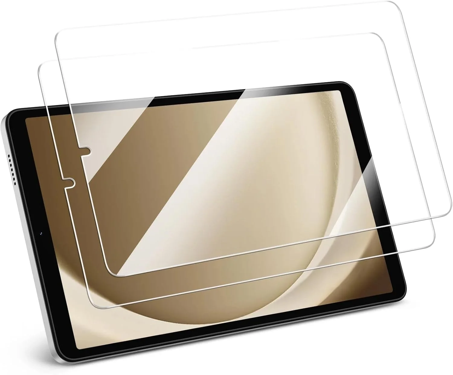 محافظ صفحه نمایش شیشه ای Konduwana، بسته 2 عددی، مناسب برای تبلت سامسونگ گلکسی تب A9 8.7 اینچ 2023 / گلکسی تب A7 لایت 8.7 اینچ 2021، شیشه حرارت دیده با سختی 9H