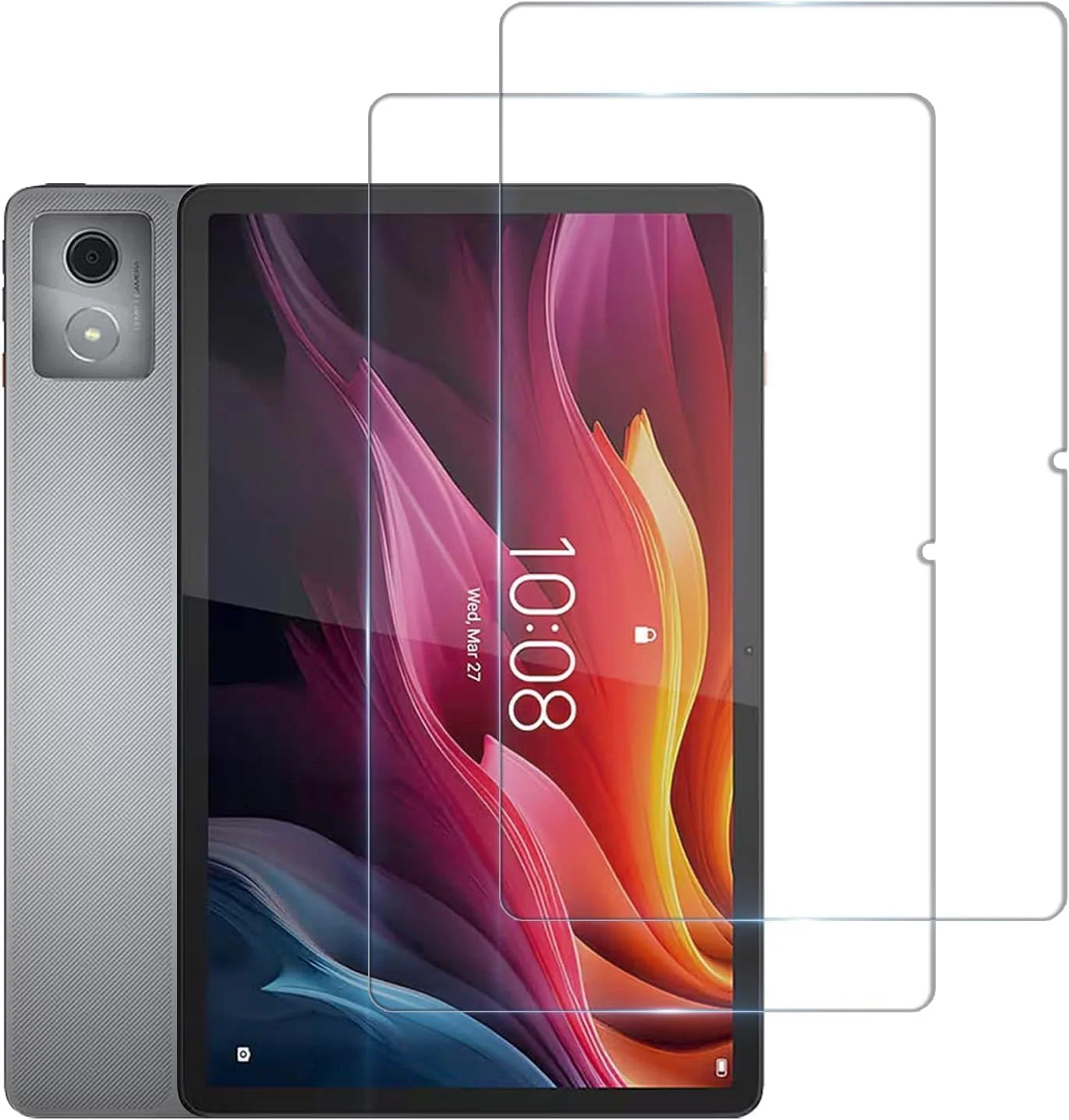 محافظ صفحه نمایش شیشه ای حرارت دیده برای تبلت لنوو تب K11 پلاس [بدون حباب] [سختی 9H] [مقاوم در برابر خراش] فیلم محافظ شیشه ای حرارت دیده برای لنوو تب K11 پلاس شفاف (2 عدد)